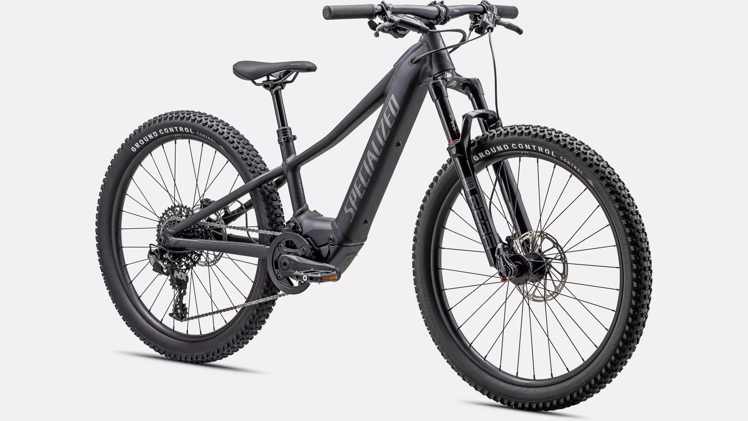 2023 Specialized Turbo Levo SL Kids 29" Alloy Mountain Bike - SATIN BLACK / SMOKE
