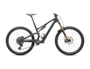 2025 Specialized Stumpjumper 15 Pro 29" Bike - S6, Satin Green Tint / Gunmetal / Satin Metallic Sulphur