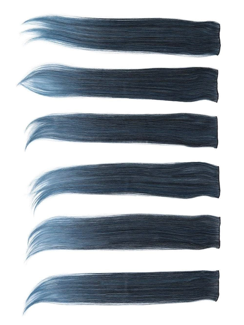 23" Straight HF Synthetic Hair Extensions (6 Piece) | Clip In Color | CLOSEOUT