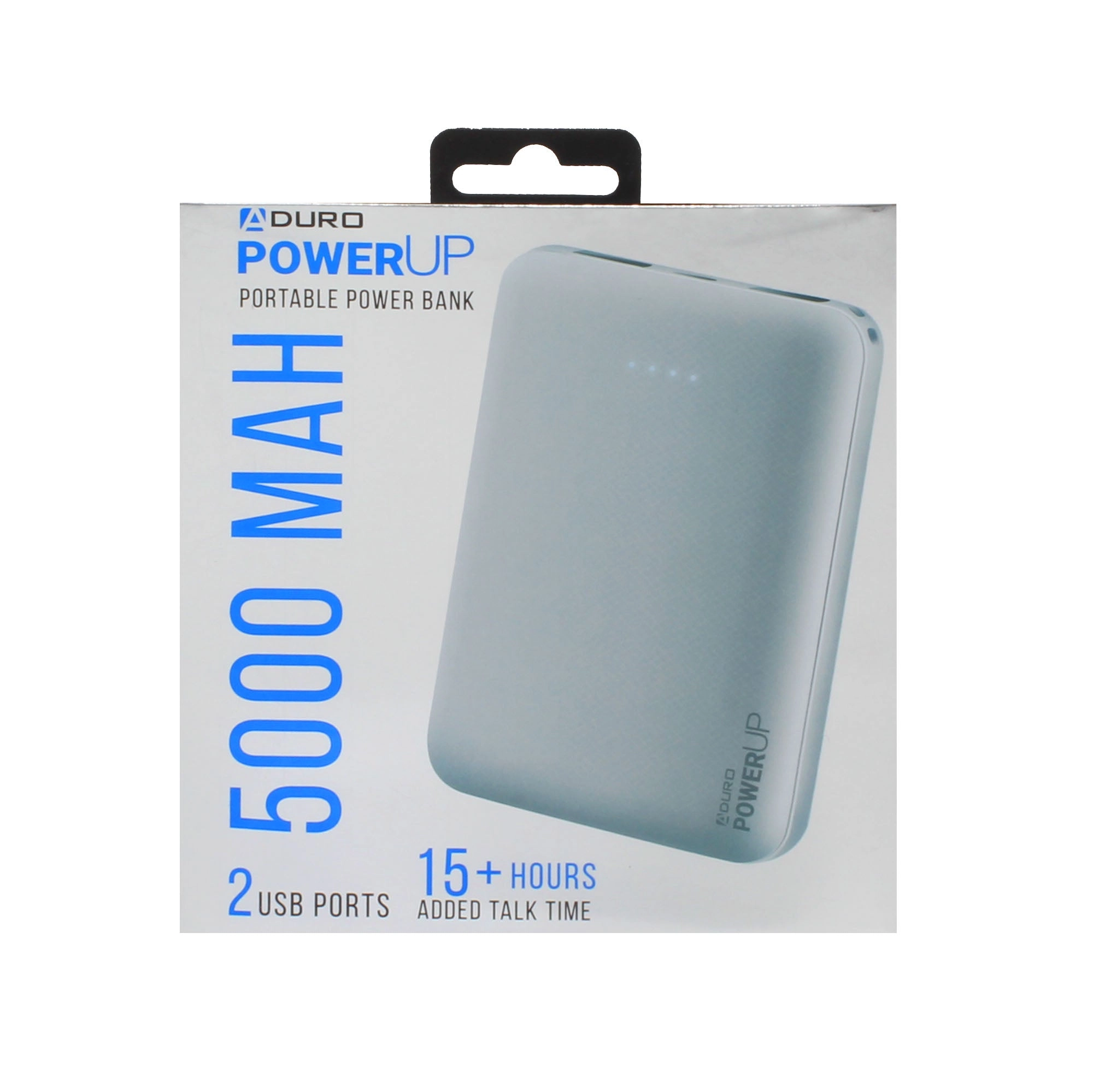 Aduro PowerUp Ultra Slim 5,000mAh Dual USB Portable Backup Battery