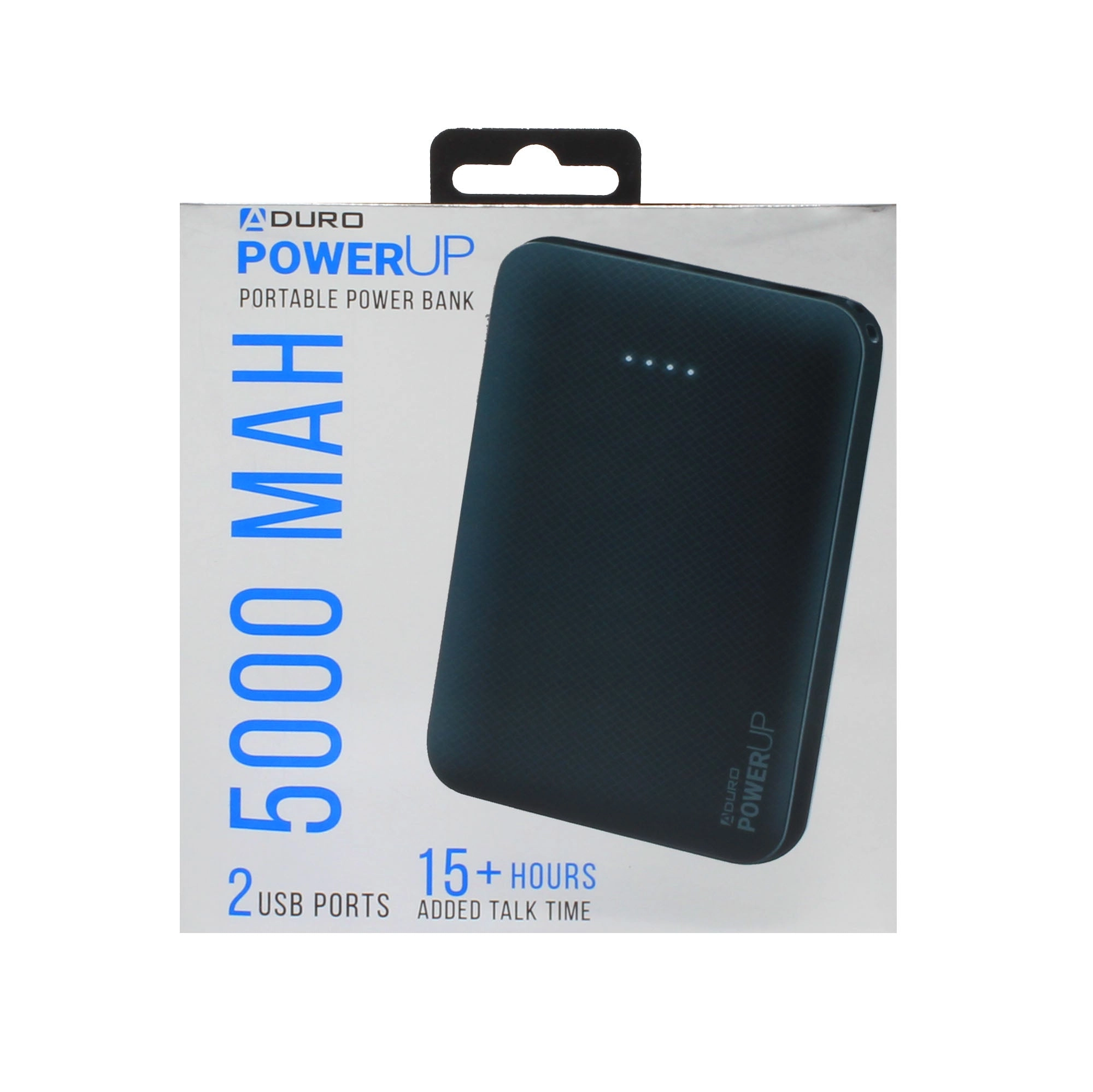Aduro PowerUp Ultra Slim 5,000mAh Dual USB Portable Backup Battery