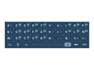 Alcatel-Lucent ALE-100 - Keyboard - USB - AZERTY - for Alcatel-Lucent Enterprise ALE-300, ALE-400, ALE-500 3ML37100FR