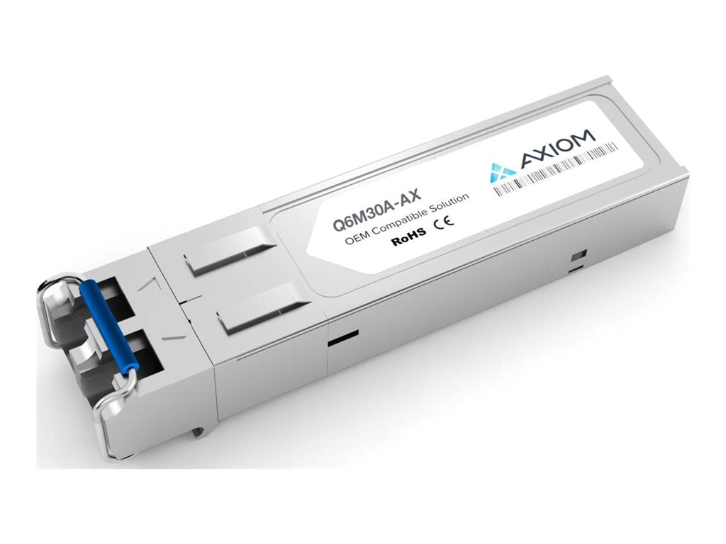 Axiom - SFP  transceiver module (equivalent to: HP Q6M30A) - 10GbE - 10GBase-SR - LC multi-mode - up to 984 ft - 850 nm Q6M30A-AX