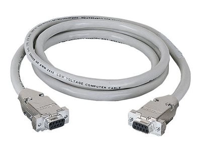 Black Box - Serial cable - TAA Compliant - DB-9 (F) to DB-9 (F) - 499 ft - stranded - beige EDN12H-FF-500