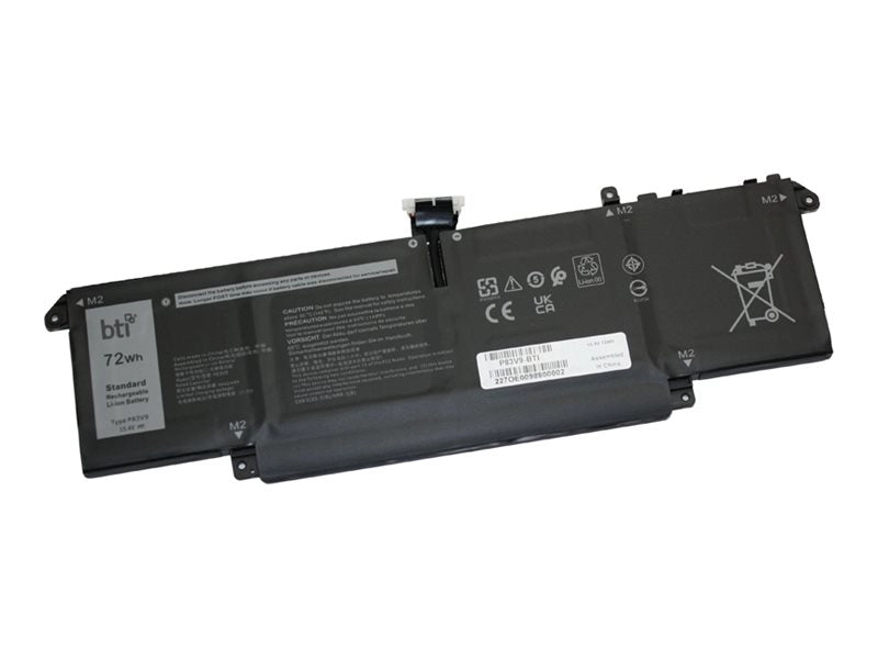 BTI - Notebook battery (equivalent to: Dell P83V9) - lithium ion - 4-cell - 4680 mAh - 72 Wh P83V9-BTI