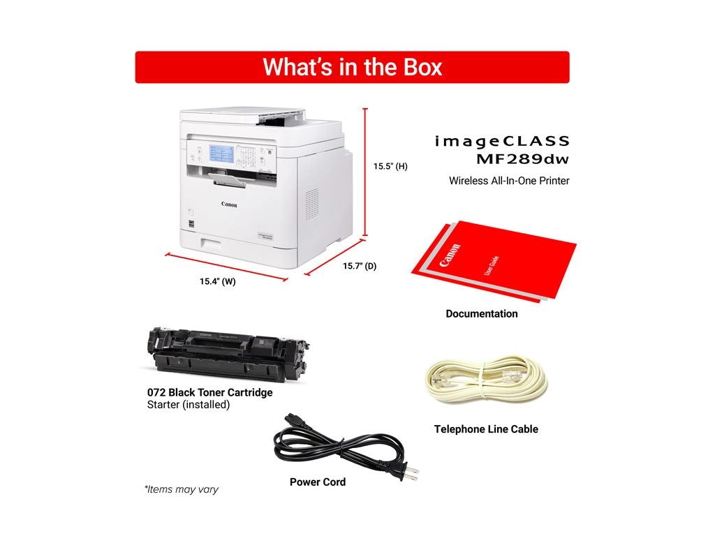Canon ImageCLASS MF289dw - Multifunction printer - B/W - laser - Legal (8.5 in x 14 in) (original) - A4/Letter (media) - up to 6354C005