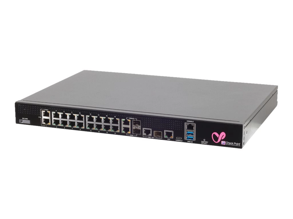 Check Point Quantum Spark 1800 - Security appliance - with 1 Year SandBlast (SNBT) Security Subscription Package and 5 Years CPAP-SG1800-SNBT-SS-PREMPRO-5Y