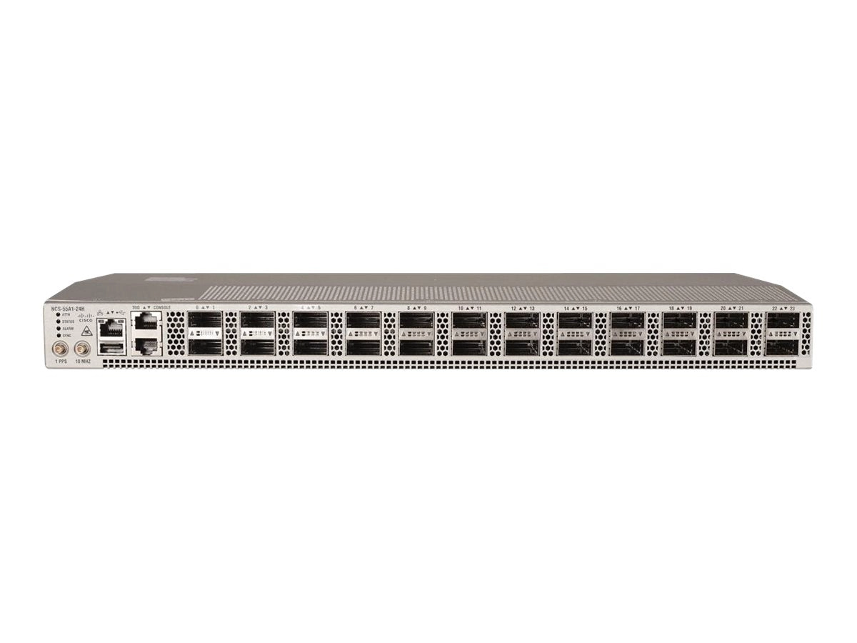 Cisco Network Convergence System 55A1 - Router 100GbE, 25GbE - rack-mountable - Flexible Consumption Model NCS-55A1-24QX-SYS=
