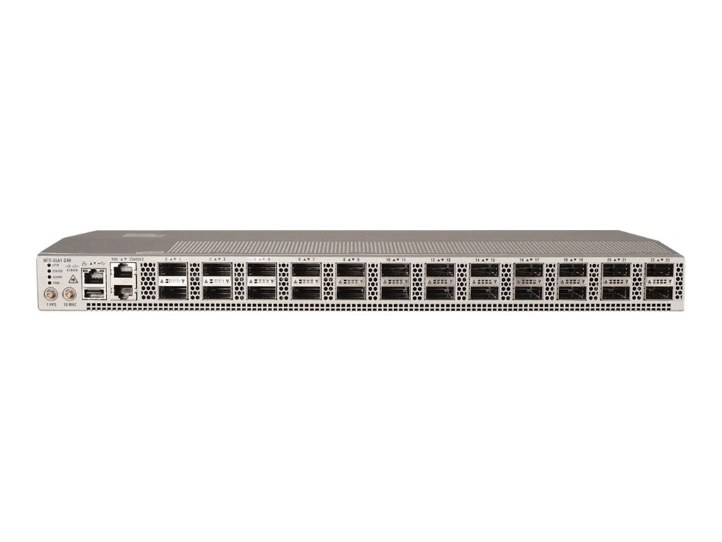 Cisco Network Convergence System 55A1 - Router 100GbE, 25GbE - rack-mountable - Flexible Consumption Model NCS-55A1-24QX-SYS=