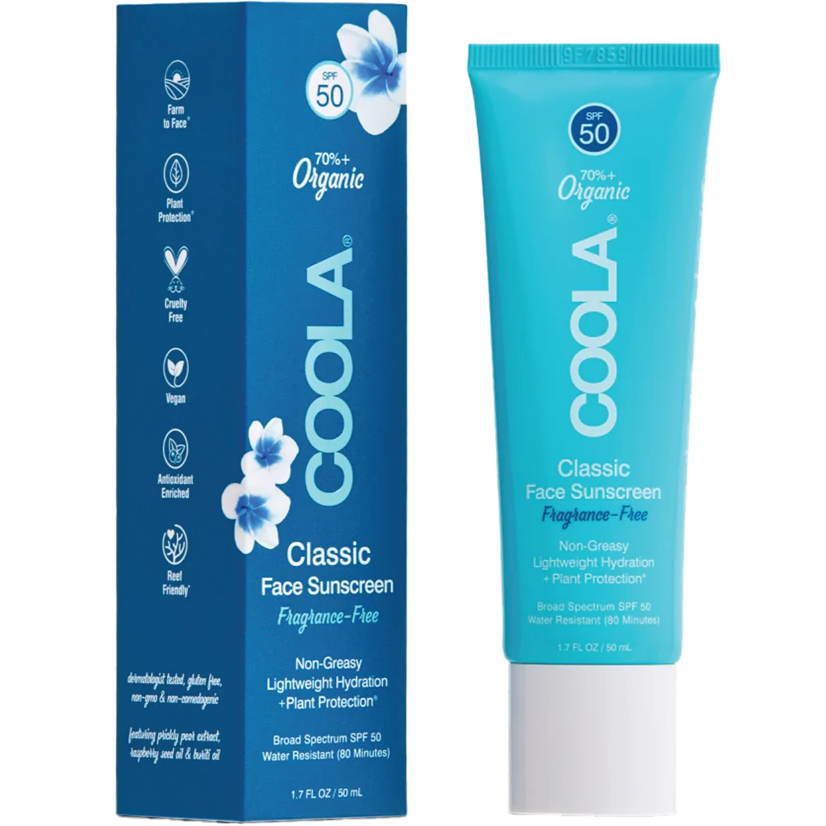 Classic Face Organic Sunscreen Lotion SPF 50