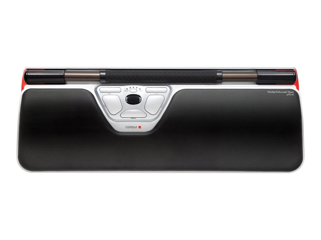 Contour RollerMouse Red Plus - Central pointing device - ergonomic - right and left-handed - dual laser - 8 buttons - wired - RMREDPLUS-SS