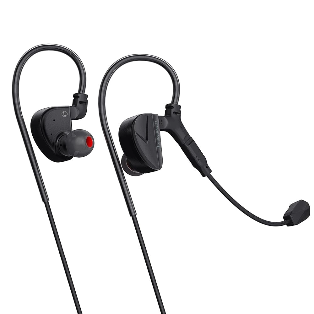 CVJ Assassin 10mm DD   1 BA   1 New Vibration Driver Unit Gaming IEMs