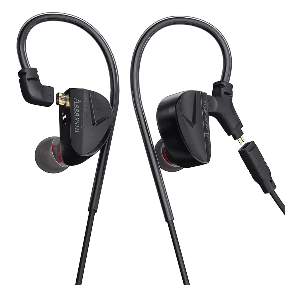 CVJ Assassin 10mm DD   1 BA   1 New Vibration Driver Unit Gaming IEMs