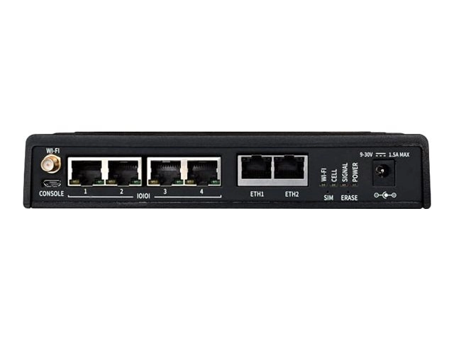 Digi Connect EZ 4 - Device server - 4 ports - 1GbE, RS-232, RS-422, RS-485 - Wi-Fi 5 - 2.4 GHz, 5 GHz EZ04-WA00-GLB