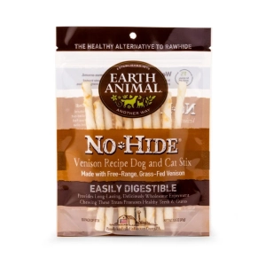 Earth Animal No-Hide Venison 10-pack Stix Dog & Cat Chews