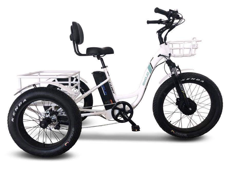 Emojo Caddy Pro Electric Trike [48V 500W Fat Tire Tricycle]