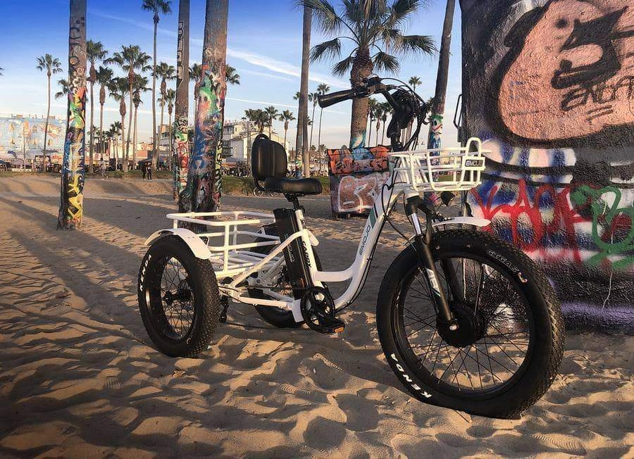 Emojo Caddy Pro Electric Trike [48V 500W Fat Tire Tricycle]