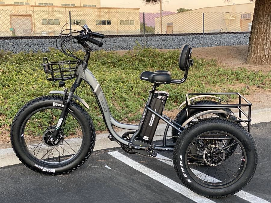 Emojo Caddy Pro Electric Trike [48V 500W Fat Tire Tricycle]