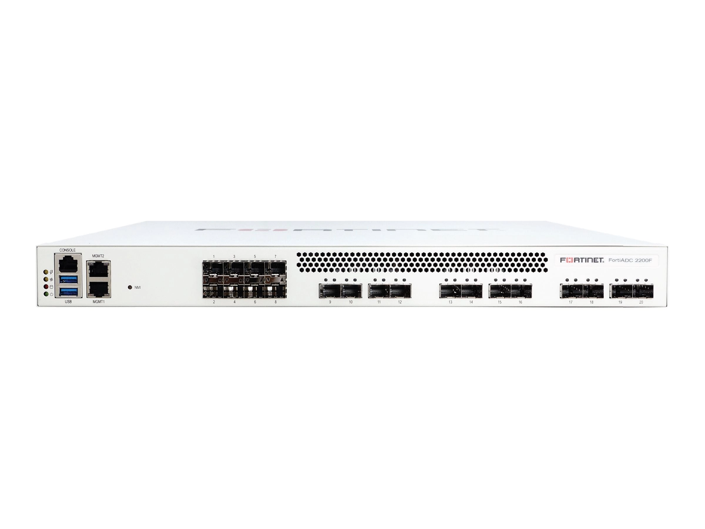 Fortinet FortiADC 2200F - Application accelerator - with 1 year FortiCare Premium Support   1 year FortiADC Network Security FAD-2200F-BDL-730-12