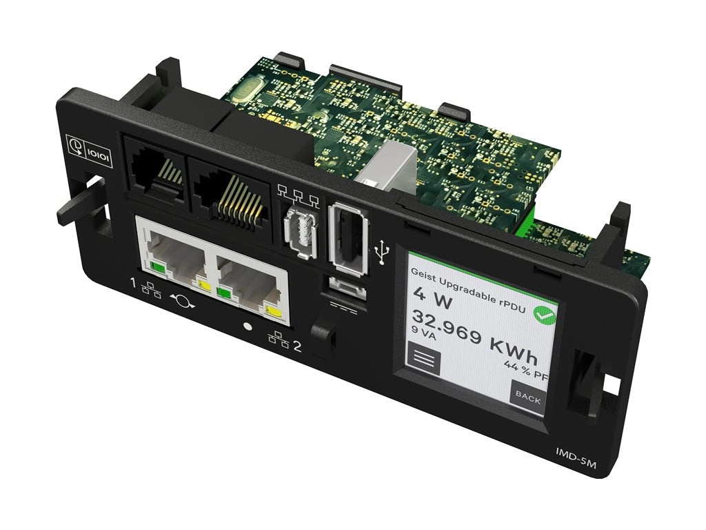 Geist Switched Outlet Level Monitoring DUU5M4W1-36PT67-1S02A9K00-S-A - Power distribution unit - AC 240/415 V - 11 kW - 3-phase VP7UU0A0