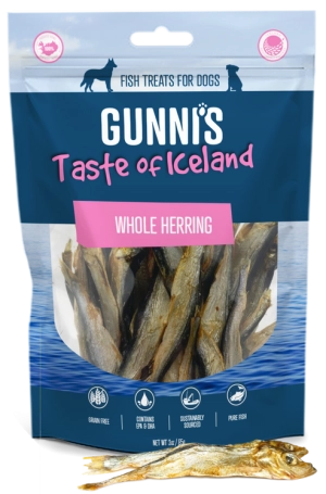 Gunni's Whole Herring Treats for Dogs