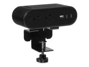 HAT Collective - Wireless charging mat / power adapter - with desk clamp - 65 Watt - 5 A (USB, 2 x USB-C, 2 x 3-pole) - black PWR-ACC-WRLS-BK