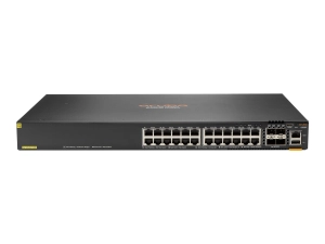 HPE Aruba 6200F 24G Class4 PoE 4SFP  370W Switch - Switch - Max. Stacking Distance 10 kms - L3 - managed - 24 x 10/100/1000 (PoE ) JL725B#B2E