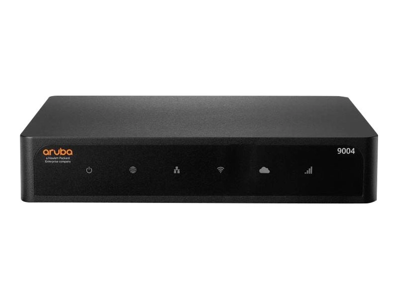 HPE Aruba 9004 (IL) - Gateway - 4 ports - 1GbE - ZigBee, NFC, Bluetooth - cloud-managed R3V88A