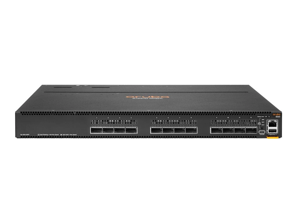 HPE Aruba CX 8360-12C - Switch - L3 - managed - 12 x 100 Gigabit QSFP28 / 40 Gigabit QSFP  - back to front airflow - rack-mountable JL709A#AKJ