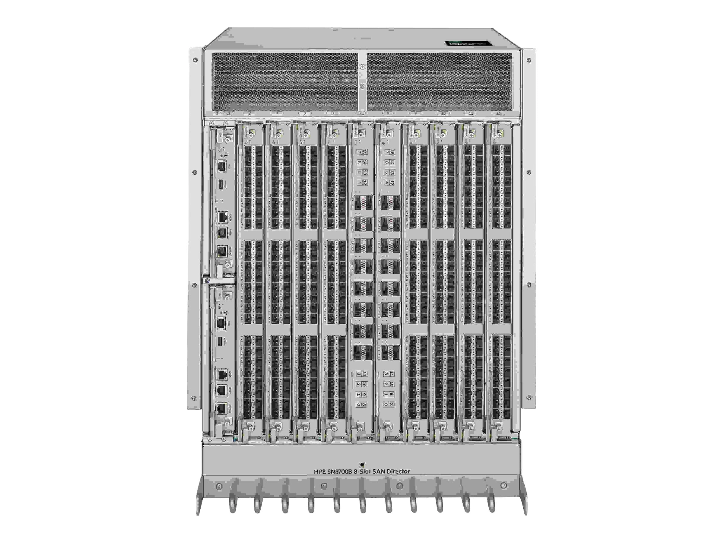 HPE SN8700B 8-slot Power Pack  Director - Switch - managed - rack-mountable R6A97A