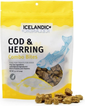 Icelandic  Cod & Herring Combo Bites Fish Dog Treats