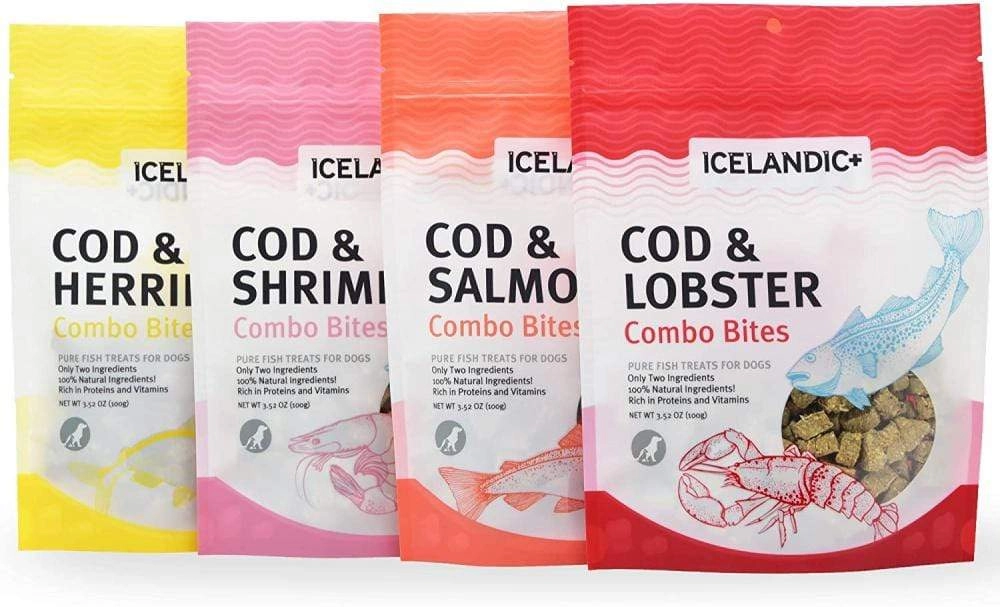 Icelandic  Cod & Herring Combo Bites Fish Dog Treats