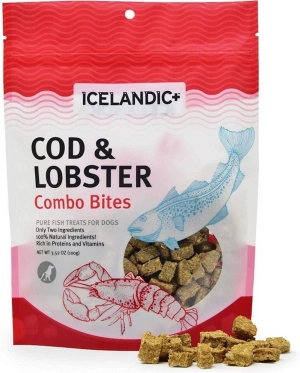 Icelandic  Cod & Lobster Combo Bites Fish Dog Treats