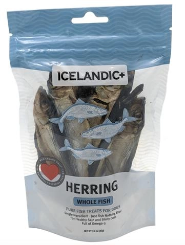 Icelandic  Herring Whole Fish Dog Treat