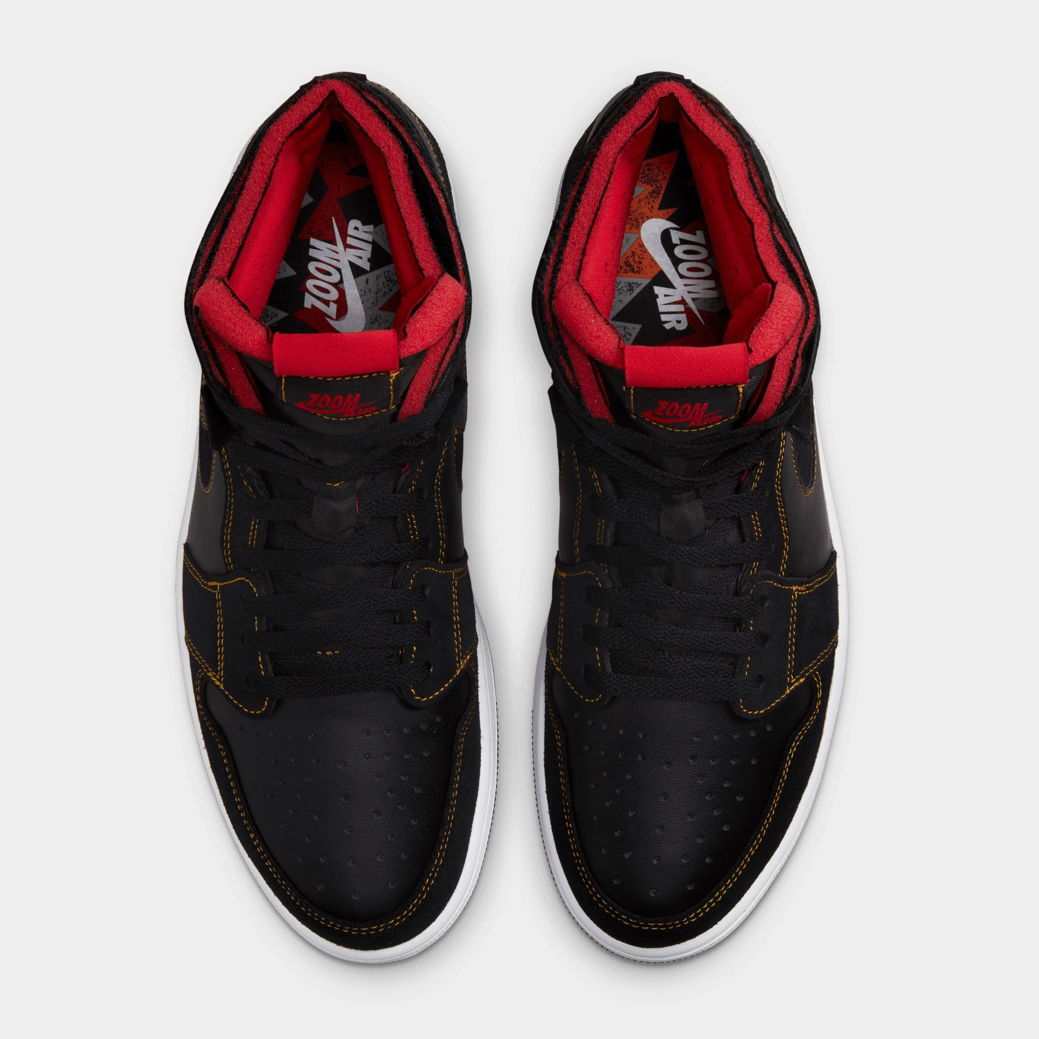 Jordan 1 Zoom CMFT Black / Citrus - Fire Red