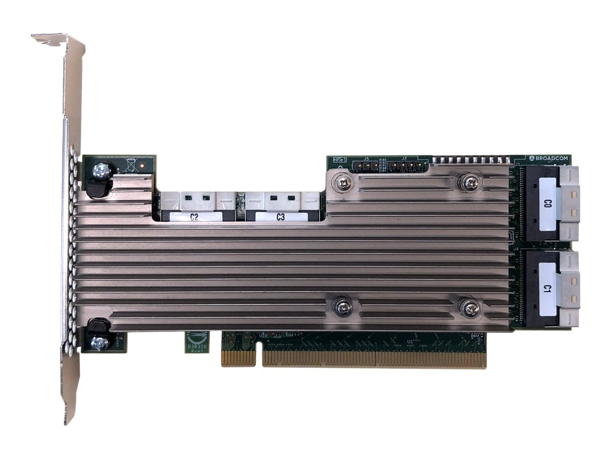 Lenovo ThinkSystem 1610-8P NVMe Switch Adapter - Storage controller - 8 Channel - PCIe 3.0 - low profile - RAID JBOD - PCIe 3.0 4Y37A09764