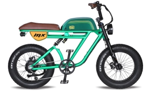 Michael Blast Outsider MX Retro Fat Tire Electric Bike