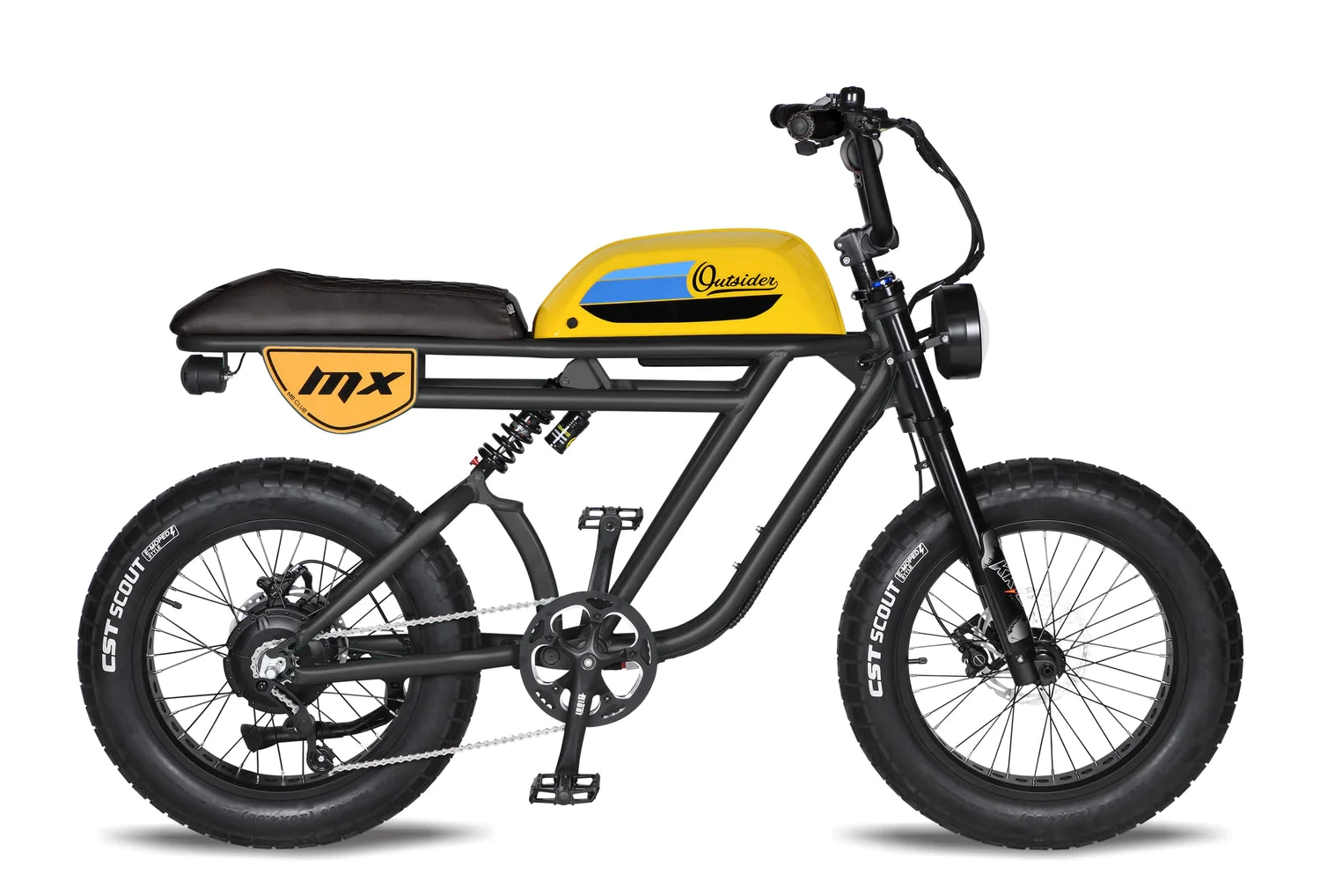 Michael Blast Outsider MX Retro Fat Tire Electric Bike