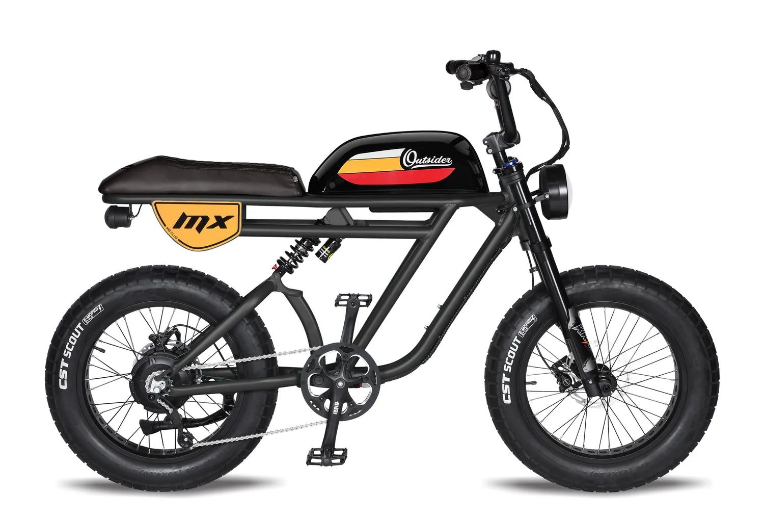 Michael Blast Outsider MX Retro Fat Tire Electric Bike