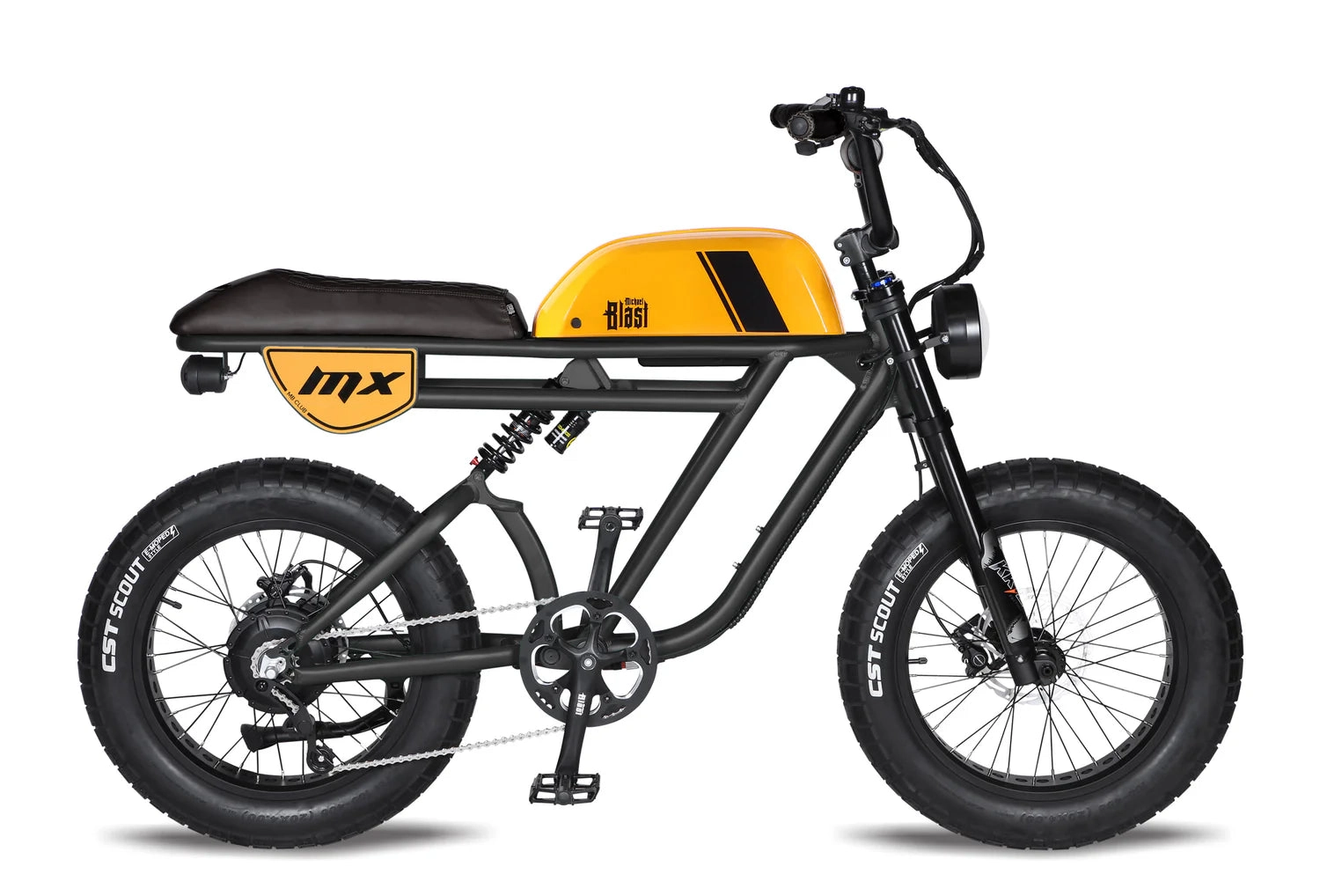 Michael Blast Outsider MX Retro Fat Tire Electric Bike