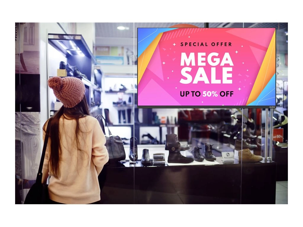 Newline STV-6524-PLUS - 65 Diagonal Class STV  Series LED-backlit LCD display - interactive digital signage - Android - 4K UHD