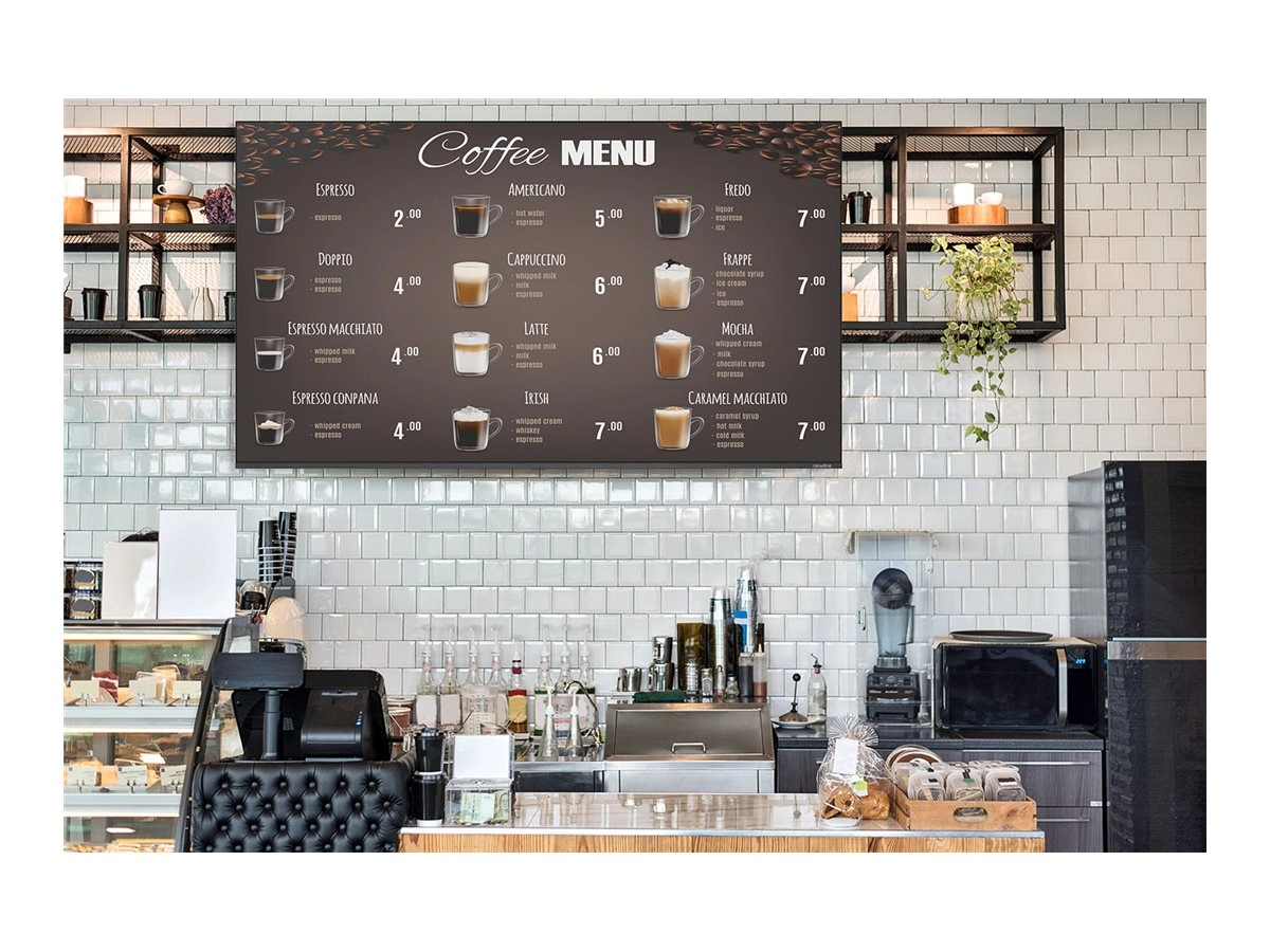 Newline STV-6524-PLUS - 65 Diagonal Class STV  Series LED-backlit LCD display - interactive digital signage - Android - 4K UHD