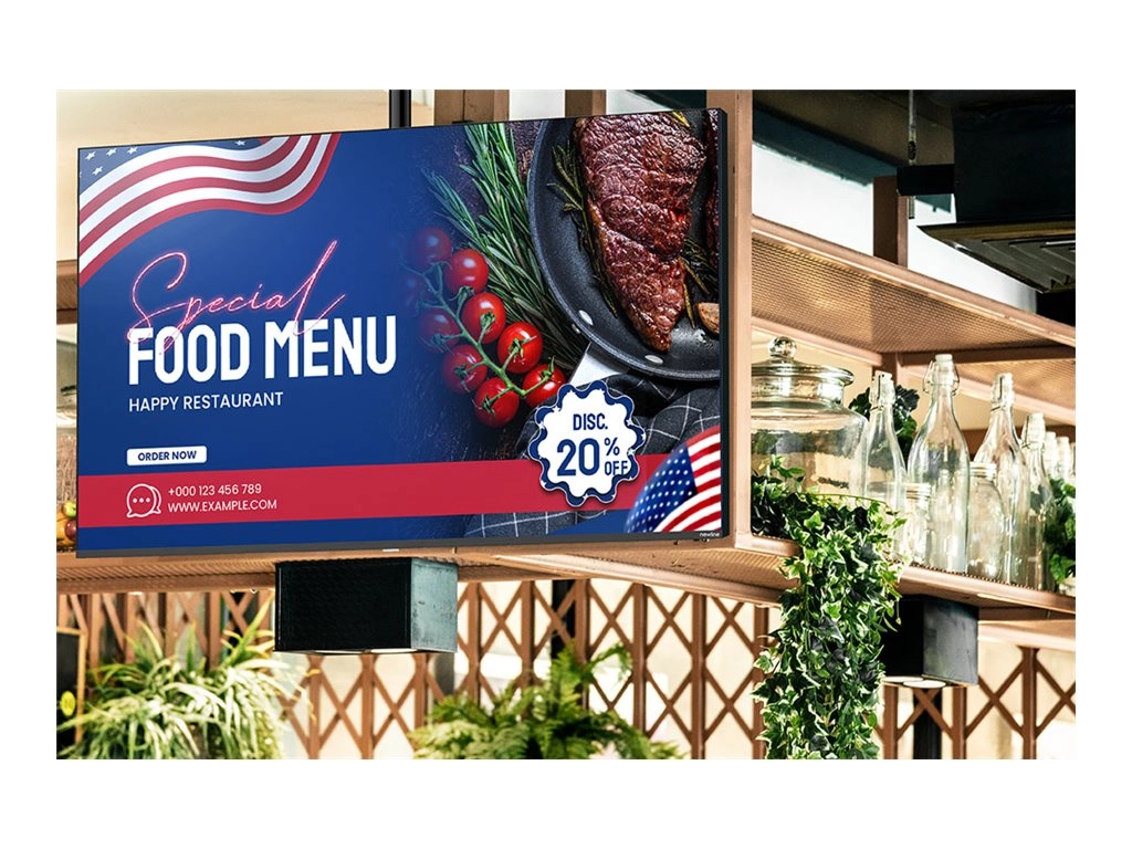 Newline STV-6524-PLUS - 65 Diagonal Class STV  Series LED-backlit LCD display - interactive digital signage - Android - 4K UHD