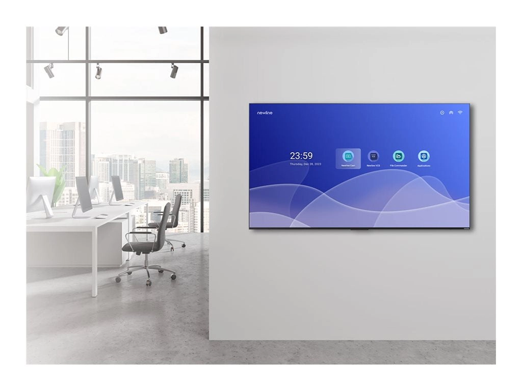 Newline STV-6524-PLUS - 65 Diagonal Class STV  Series LED-backlit LCD display - interactive digital signage - Android - 4K UHD