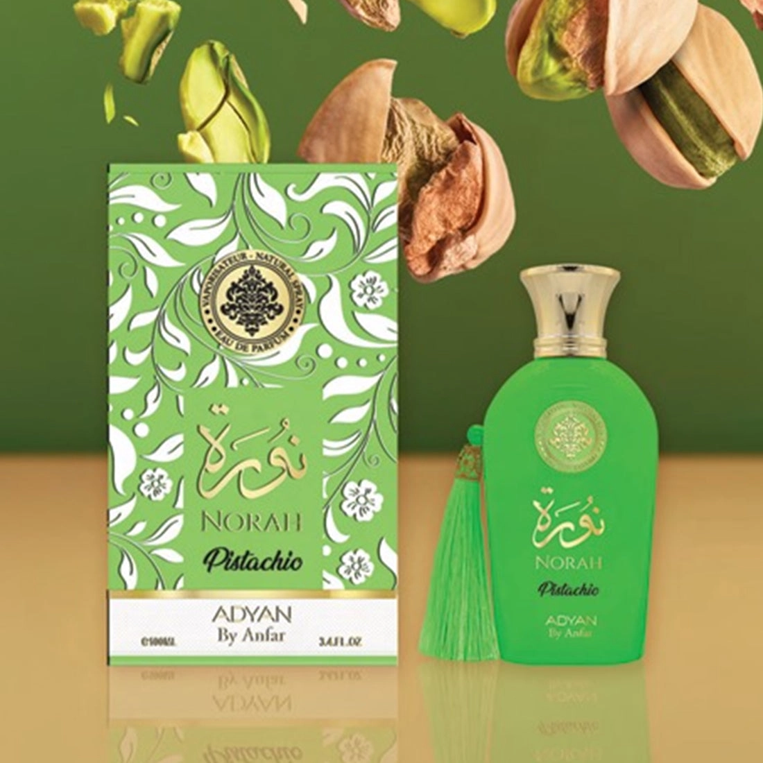 Norah Pistachio For Women By Adyan Eau De Parfum Spray 3.4 oz