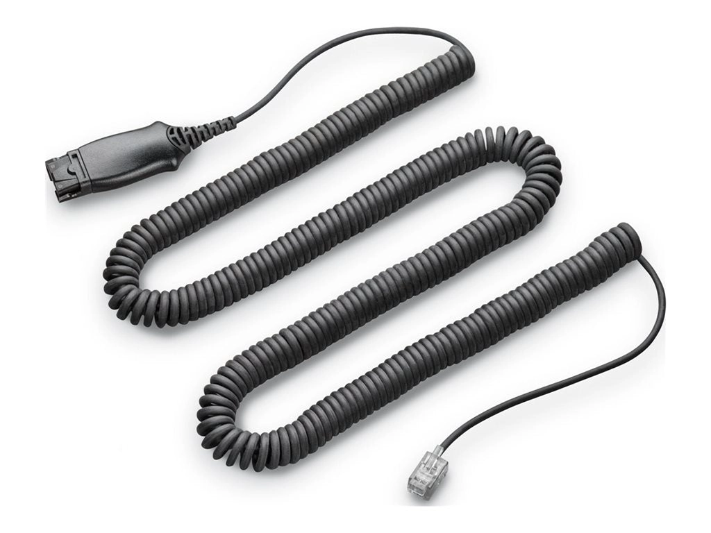 Poly - Headset cable - 3.5mm audio jack to 3.5mm audio jack - Electronic Hook Switch (EHS) - for Poly Savi 85R17AA