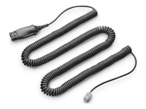 Poly - Headset cable - 3.5mm audio jack to 3.5mm audio jack - Electronic Hook Switch (EHS) - for Poly Savi 85R17AA