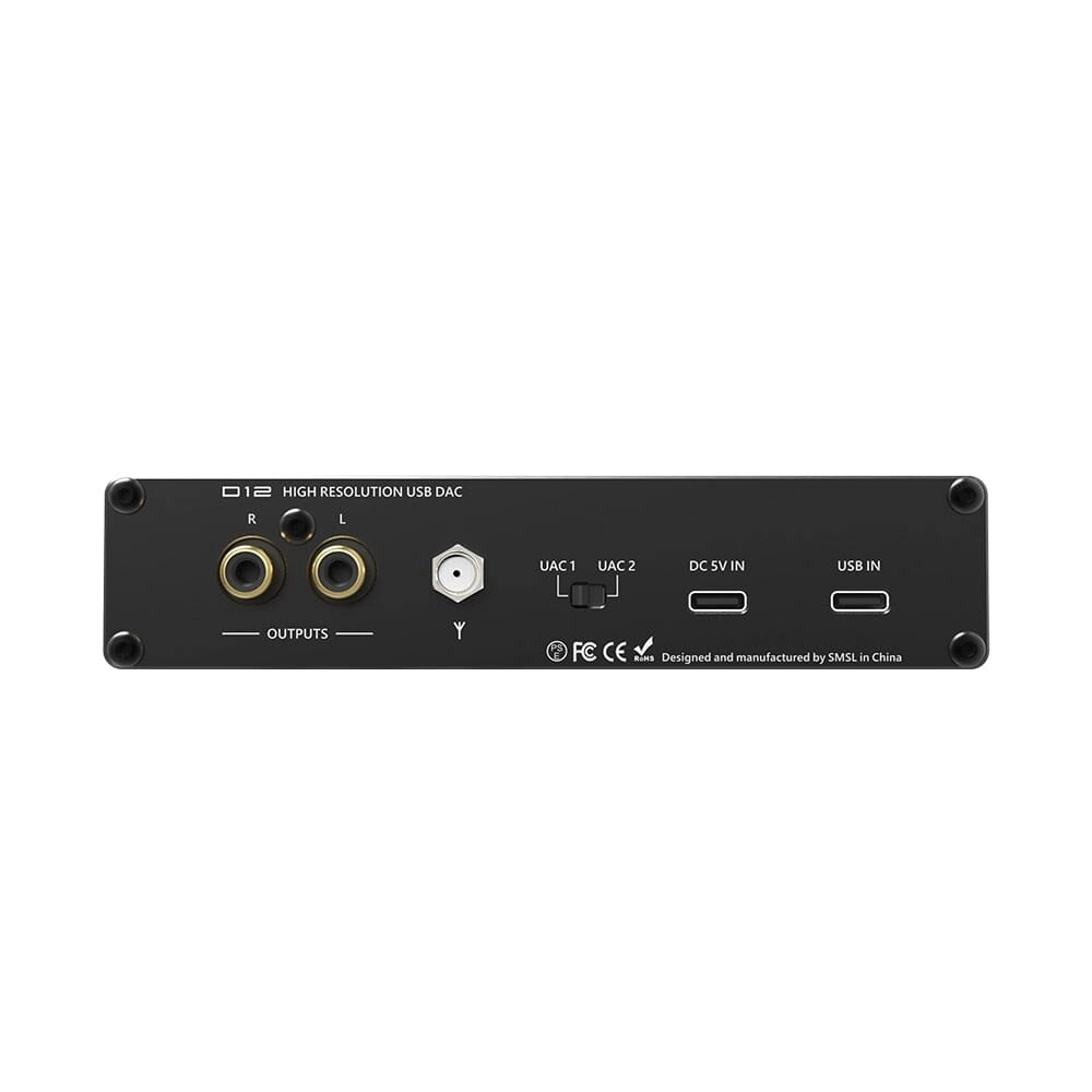 Pre-Order SMSL D12 AK4493S Bluetooth 5.0 USB MQA DAC & Headphone Amplifier
