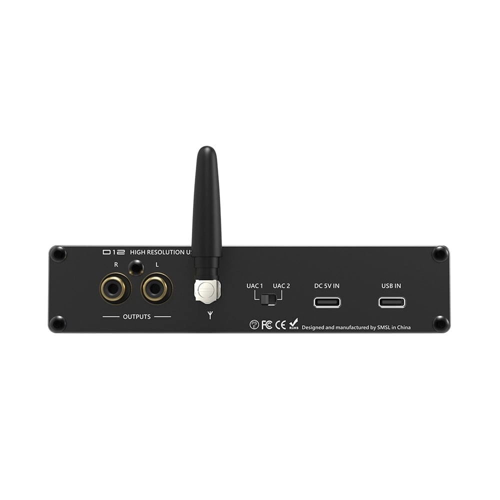 Pre-Order SMSL D12 AK4493S Bluetooth 5.0 USB MQA DAC & Headphone Amplifier
