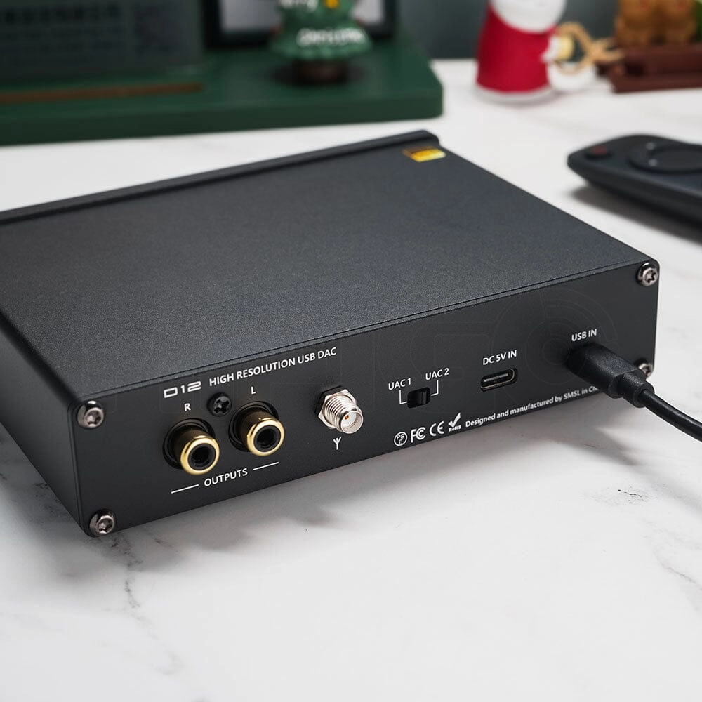 Pre-Order SMSL D12 AK4493S Bluetooth 5.0 USB MQA DAC & Headphone Amplifier